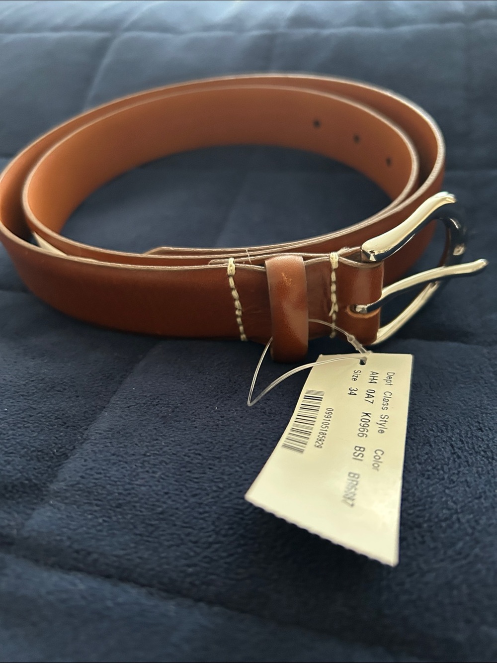 J.Crew Men’s Leather Belt 34